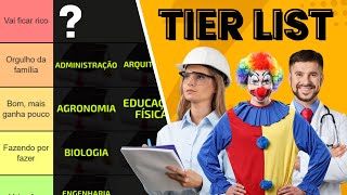 RANKEANDO OS CURSOS DA FACULDADE  Tier List [upl. by Gregory]