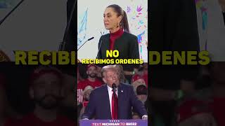 CLAUDIA le Manda MENSAJITO a TRUMP [upl. by Krystal478]