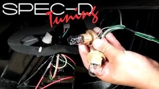 SPECDTUNING INSTALLATION VIDEO LED TAIL LIGHTS WIRING INSTALLATION GUIDE [upl. by Eleynad]