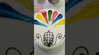 Rainbow 🌈 cake  vanilla cake recipe colour full cake design bollywood shortvideo [upl. by Gessner]