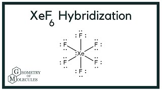 XeF6 Hybridization Xenon Hexafluoride [upl. by Ailyt574]