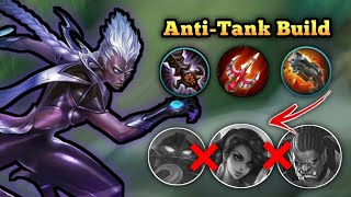 100 Meltdown Karrie ANTITANK BUILD  Top 1 Global Karrie Build  MLBB [upl. by Alyosha317]