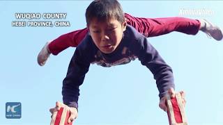 Chinese kids show off amazing acrobatic skills [upl. by Yaras]