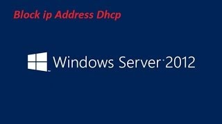 How To Block ip Address From Dhcp Server [upl. by Trautman]