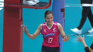 Creamline vs Choco Mucho Semifinals highlights  2022 PVL Open Conference [upl. by Ylek163]