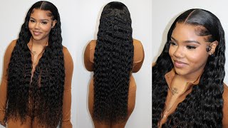 Relaxing Wig Install Start to Finish  FALL READY Ultimate Melt Loose Deep Wave FT WIGGINS HAIR [upl. by Ardnassac]