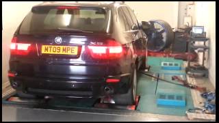 BMW E70 X5 35d AMD Chip tuning Dyno Test [upl. by Immas580]