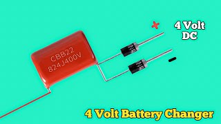 AC to DC Battery Charger Circuit Kaise Banaye  How To make battery Changer Circuit 4v charger [upl. by Emma]