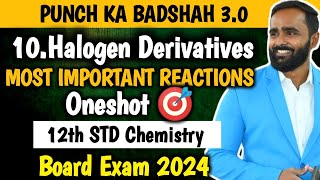 12th CHEMISTRY  Chapter 10 Halogen Derivatives  Oneshot 🎯  Easy Trick to Learn  BOARD EXAM 2024 [upl. by Fini562]