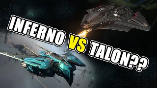 STAR CITIZEN PVP  Ares Inferno VS Talon [upl. by Jakob590]