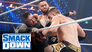 FULL MATCH Cody Rhodes amp Kevin Owens vs ATown Down Under SmackDown Aug 23 2024 [upl. by Sinnaiy]