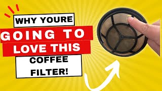 Review of Permanent Gold Tone Filter Fits Most Coffee Makers [upl. by Joell]