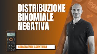 Esercizio svolto DISTRIBUZIONE BINOMIALE NEGATIVA con la calcolatrice Sharp [upl. by Aker911]