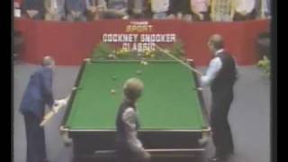 Impossible Snooker Shot by Allison Fisher v Dennis Taylor [upl. by Ingram]