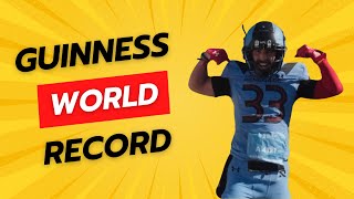 Fastest Marathon in Football Gear  Guinness World Record [upl. by Lj]