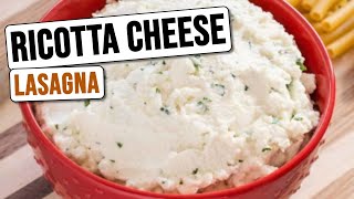 👩‍🍳 How to Make Ricotta Cheese Mixture for Lasagna  Easy Ricotta Cheese Filling Recipe 2024 [upl. by Sonitnatsok]