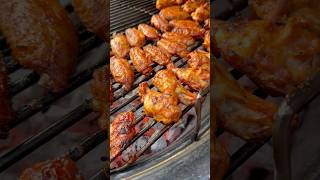 Grilled Wings 2 ways Spicy BBQ amp Extra Spicy PiriPiri chickenwings [upl. by Andria]