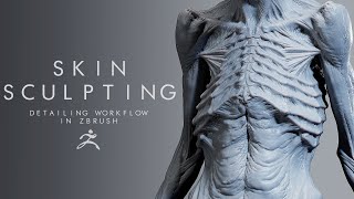 How to Sculpt SKIN DETAILS in ZBRUSH [upl. by Assille674]