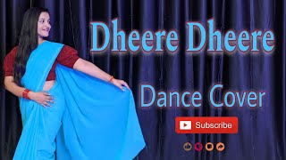 Dheere Dheere Song Dance Cover 💙💙  Wedding Dance  Bride Solo Dance  Dance to Heal [upl. by Attirb471]