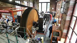 Bancroft Mill Roberts Engine seen from a viewpoint never seen before on Video [upl. by Reltuc177]