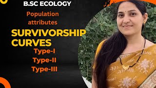 Population AttributesSurvivorship curves Types And Example Population EcologyBSc Ecologygnb [upl. by Four]