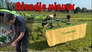 Nieuwe Krone Swadro S460 hark [upl. by Spear]