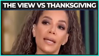 The View Host Tells Kamala Voters To Bail On Thanksgiving [upl. by Beret]