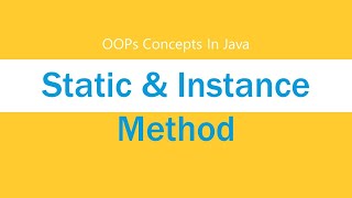 Java Bangla Tutorial 11 Static and Instant method [upl. by Jaquelin709]