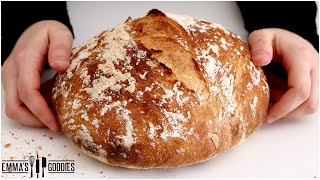 3 Ingredient Italian NO KNEAD BREAD  The Easiest way to make Bread [upl. by Ylecic]