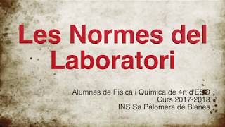 Normes del laboratori [upl. by Ilram]