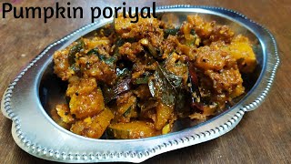 Pumpkinpusanika poriyal easy and simple recipeபூசணிக்காய் பொரியல்selvisamayal samayalbyselvi [upl. by Anirdnaxela]