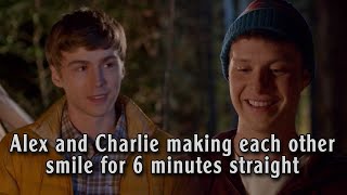 Alex and Charlie making each other smile for 6 minutes straight  13 Reasons Why [upl. by Macfarlane]