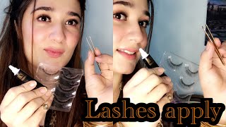 Easiest Way To Apply False Lashes [upl. by Elisabetta]