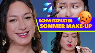 ☀️ SOMMER Makeup 🥵 DIESE PRODUKTE sind schwitzfest amp langhaltend 💪🏻 2024 [upl. by Nanis]