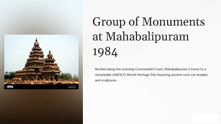 Exploring the UNESCO World Heritage Site Group of Monuments at Mahabalipuram ugcnet ugc ugcnet [upl. by Romilda]