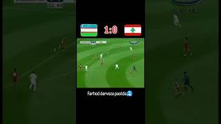 🇺🇿Ozbekiston 10 🇱🇧Livan live uzbekistan uzbekistan🇺🇿 shorts futbol soccer uzb uzbek [upl. by Calva]