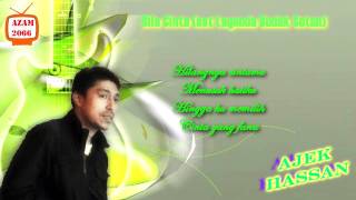 quotBila Cintaquot ost Lagenda Budak Setan  Acoustic Cover by Ajek Hassan [upl. by Saphra]