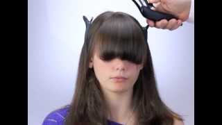 How to cut bangs and fringes the new way with Freestyla amp Wahl Clippers [upl. by Ais]