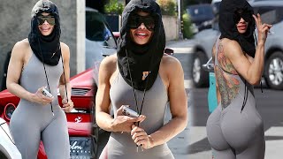 Blac Chyna shopping Stills on Melrose in LA [upl. by Bilak212]