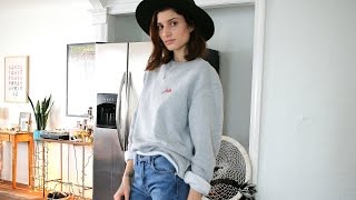 DIY Reconstruct and Style an Oversized Sweatshirt [upl. by Akcinahs]