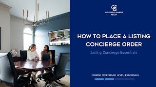 How to Place a Listing Concierge Order  Listing Concierge  Essentials [upl. by Darsey979]