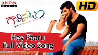 Hey Paaru Full Video Song  Galipatam Video Songs  Aadi Erica Fernandes Kristina Akheeva [upl. by Harbour]