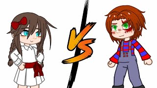 Chucky vs Annabelle gacha traduzido [upl. by Cogn]