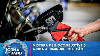 Lei aumenta uso de biocombustíveis na gasolina e diesel  Jornal da Band [upl. by Dotti]