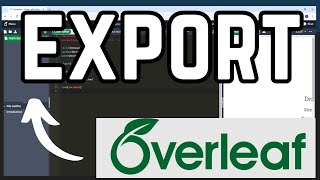 How to Export Overleaf Latex Project Code and Output as PDF [upl. by Schuyler]