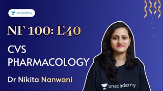 NF100 E40  CVS Pharmacology  Dr Nikita Nanwani [upl. by Uela840]