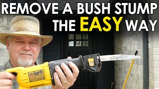 The EASY Way to Remove a Bush Stump  Black Gumbo [upl. by Dacia]