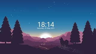 How to Add Clock Widget in Windows 10 [upl. by Etteyniv]