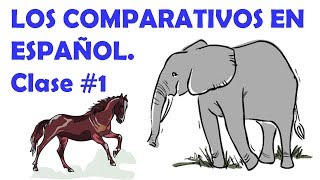 Los Comparativos en español  Comparatives in Spanish [upl. by Aiekan]