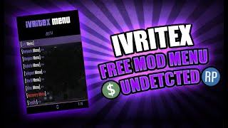 GTA V Online PC 151  FULL RECOVERY  iVritex Menu 123  FREE MOD MENU UNDETECTED  TUTORIAL [upl. by Nerac883]